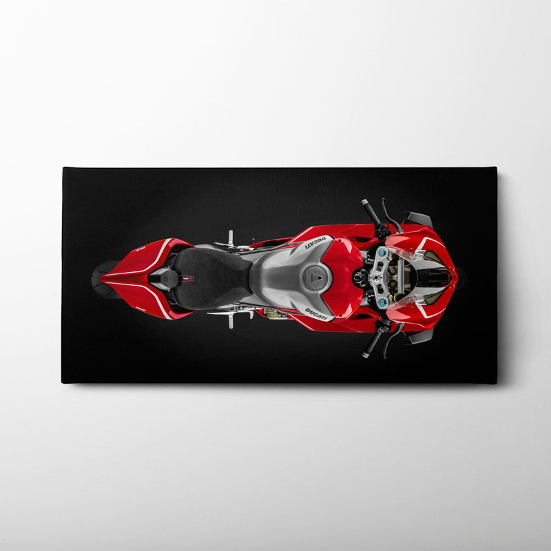 Ducati Panigale V4 R Wall Art – Red Superbike Canvas Print Motorcycle