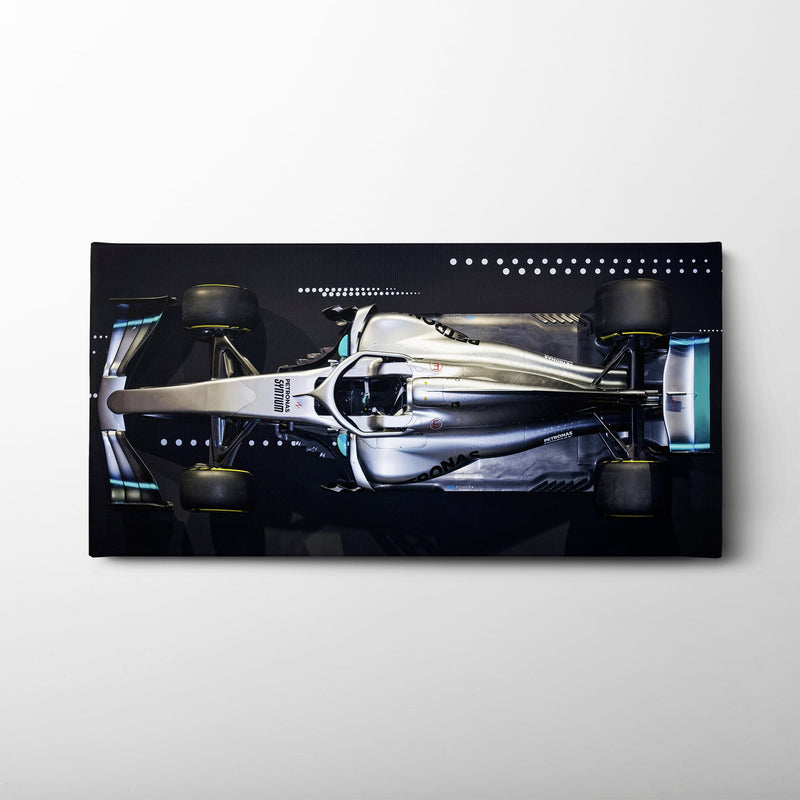 Mercedes-AMG W09 EQ Power+ Silver Arrow Wall Art – F1 Canvas Print Cars