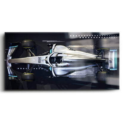 Mercedes-AMG W09 EQ Power+ Silver Arrow Wall Art – F1 Canvas Print Cars