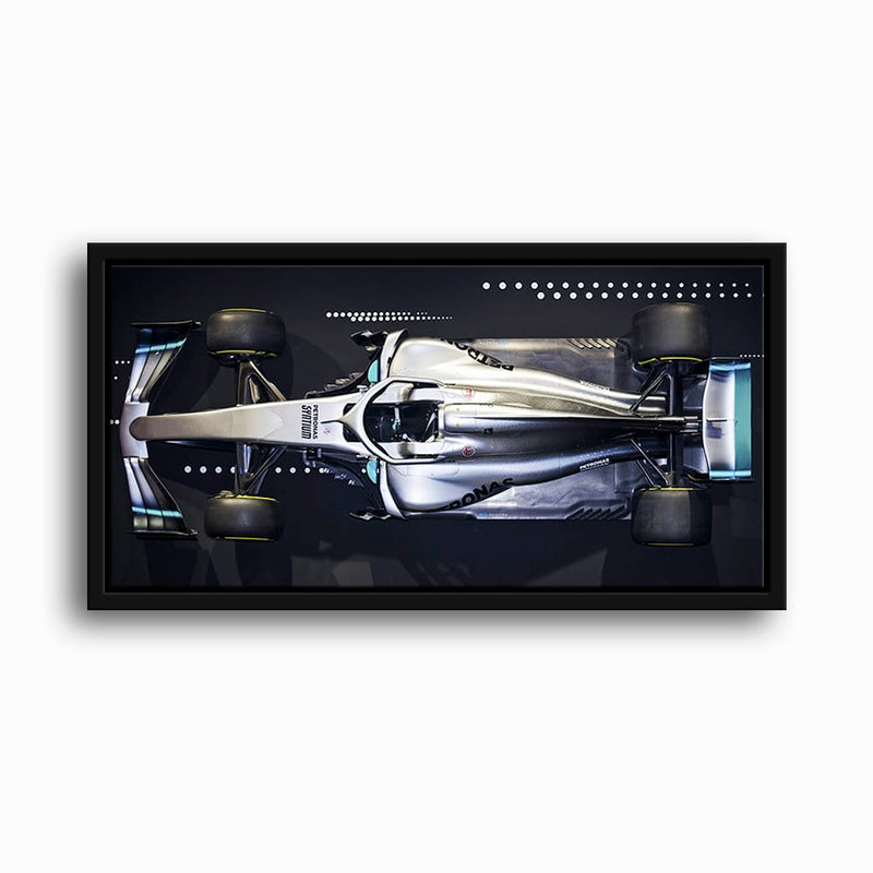 Mercedes-AMG W09 EQ Power+ Silver Arrow Wall Art – F1 Canvas Print Cars