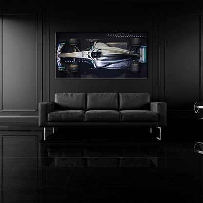 Mercedes-AMG W09 EQ Power+ Silver Arrow Wall Art – F1 Canvas Print Cars