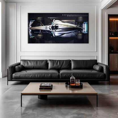 Mercedes-AMG W09 EQ Power+ Silver Arrow Wall Art – F1 Canvas Print Cars