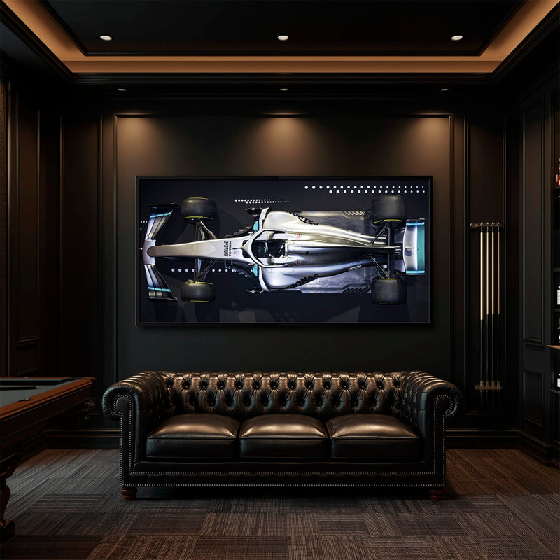 Mercedes-AMG W09 EQ Power+ Silver Arrow Wall Art – F1 Canvas Print Cars