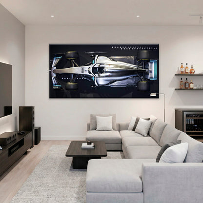 Mercedes-AMG W09 EQ Power+ Silver Arrow Wall Art – F1 Canvas Print Cars