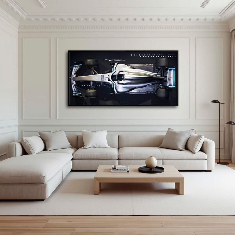Mercedes-AMG W09 EQ Power+ Silver Arrow Wall Art – F1 Canvas Print Cars