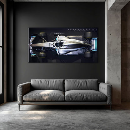 Mercedes-AMG W09 EQ Power+ Silver Arrow Wall Art – F1 Canvas Print Cars