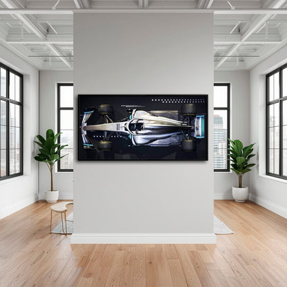 Mercedes-AMG W09 EQ Power+ Silver Arrow Wall Art – F1 Canvas Print Cars