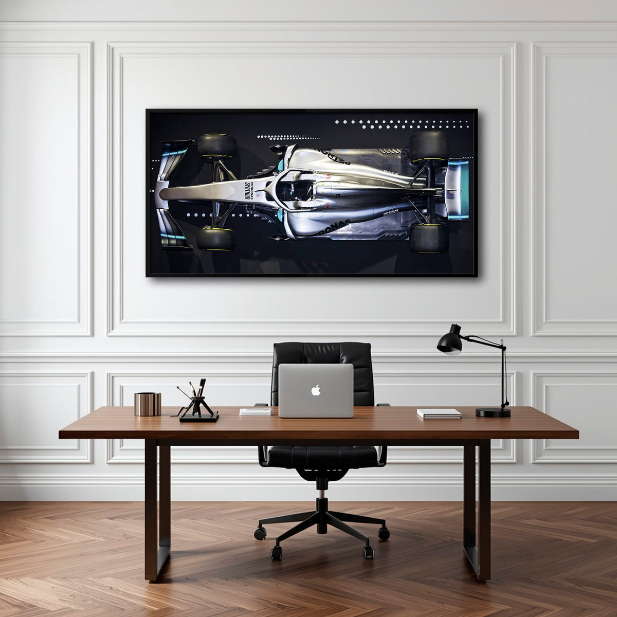 Mercedes-AMG W09 EQ Power+ Silver Arrow Wall Art – F1 Canvas Print Cars
