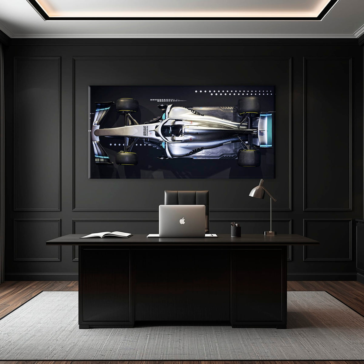 Mercedes-AMG W09 EQ Power+ Silver Arrow Wall Art – F1 Canvas Print Cars