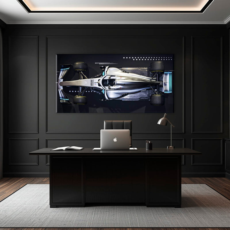 Mercedes-AMG W09 EQ Power+ Silver Arrow Wall Art – F1 Canvas Print Cars