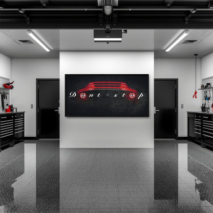 Red Ferrari Canvas Print  | Motivational Office Decor Cars