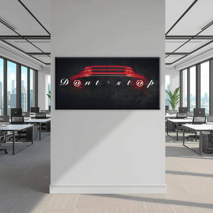 Red Ferrari Canvas Print  | Motivational Office Decor Cars