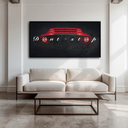 Red Ferrari Canvas Print  | Motivational Office Decor Cars