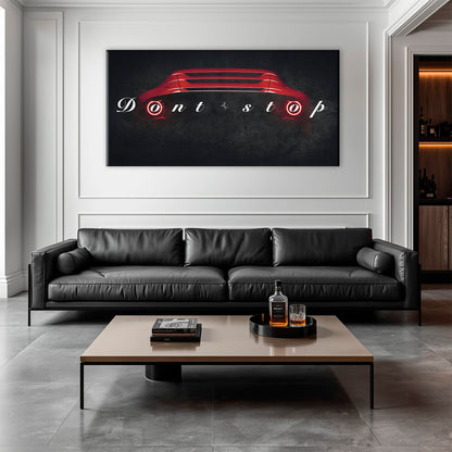 Red Ferrari Canvas Print  | Motivational Office Decor Cars