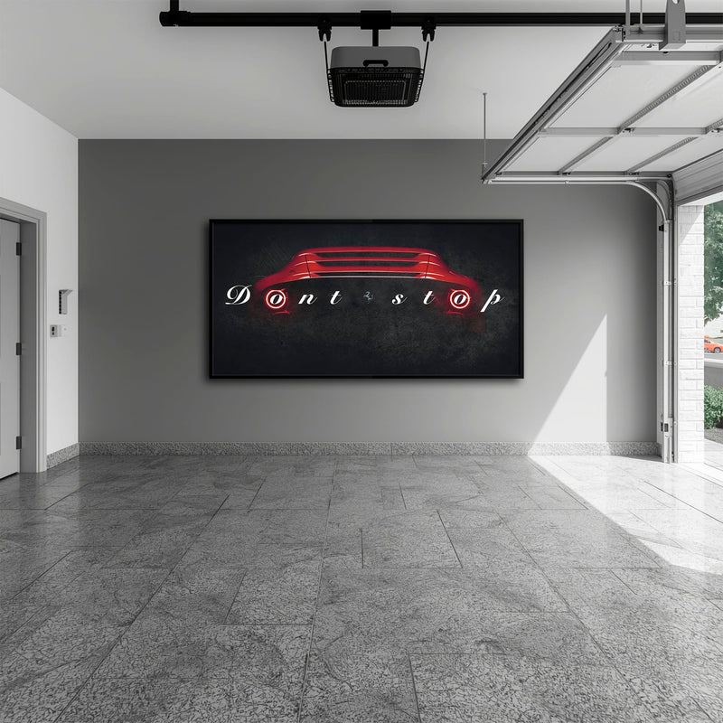 Red Ferrari Canvas Print  | Motivational Office Decor Cars