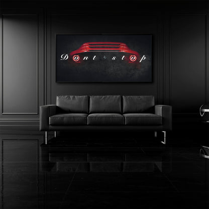 Red Ferrari Canvas Print  | Motivational Office Decor Cars