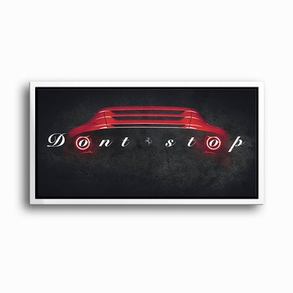 Red Ferrari Canvas Print  | Motivational Office Decor Cars