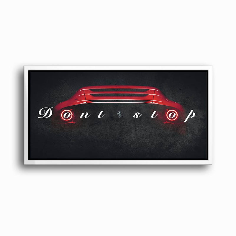 Red Ferrari Canvas Print  | Motivational Office Decor Cars