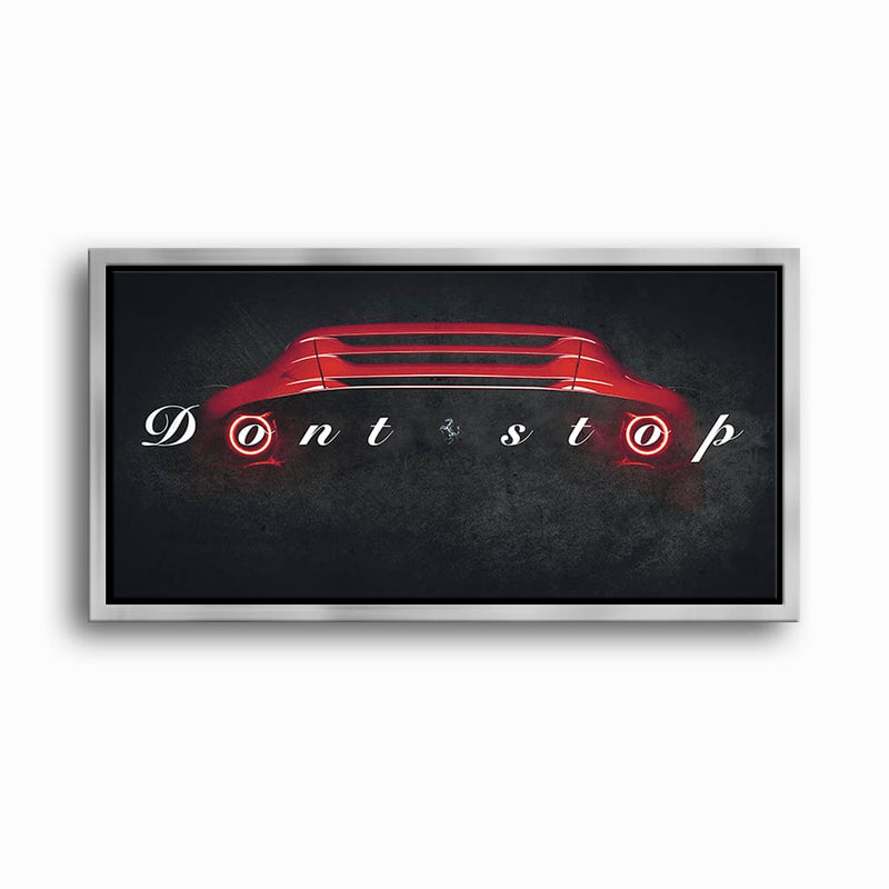 Red Ferrari Canvas Print  | Motivational Office Decor Cars