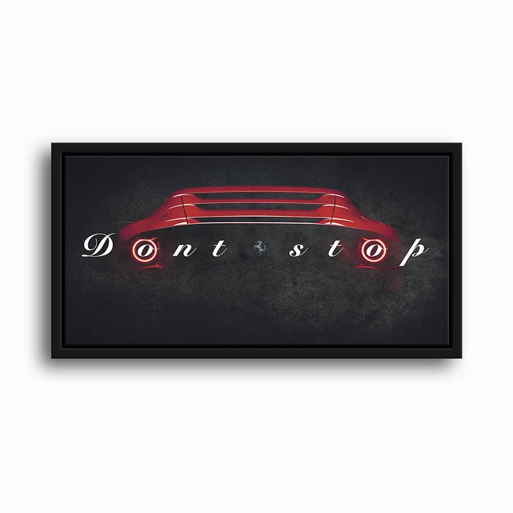 Red Ferrari Canvas Print  | Motivational Office Decor Cars