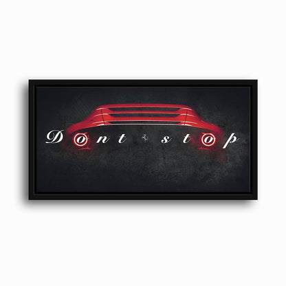 Red Ferrari Canvas Print  | Motivational Office Decor Cars