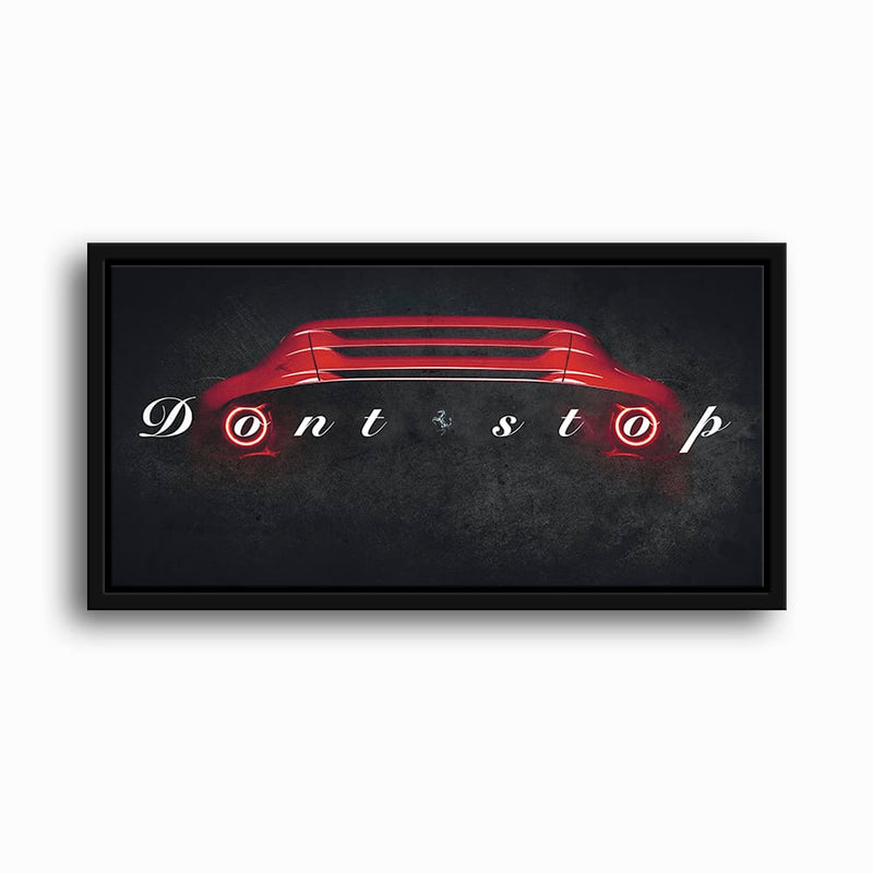 Red Ferrari Canvas Print  | Motivational Office Decor Cars