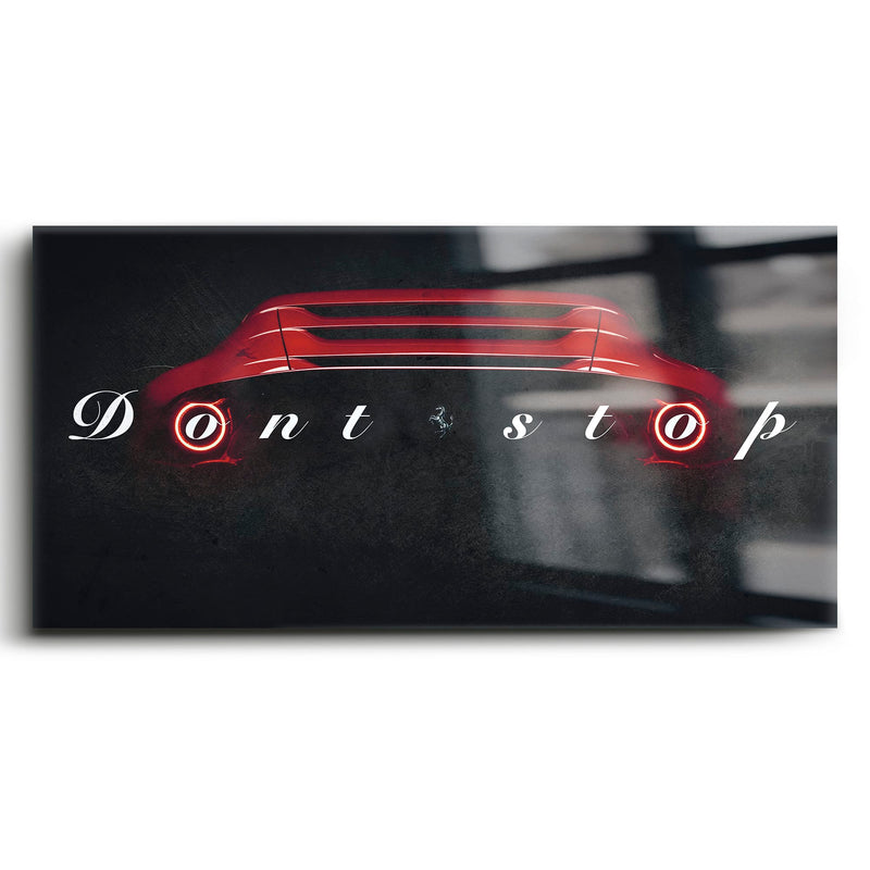 Red Ferrari Canvas Print  | Motivational Office Decor Cars