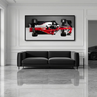 Ferrari & Haas F1 Wall Art | Formula One Decor Cars