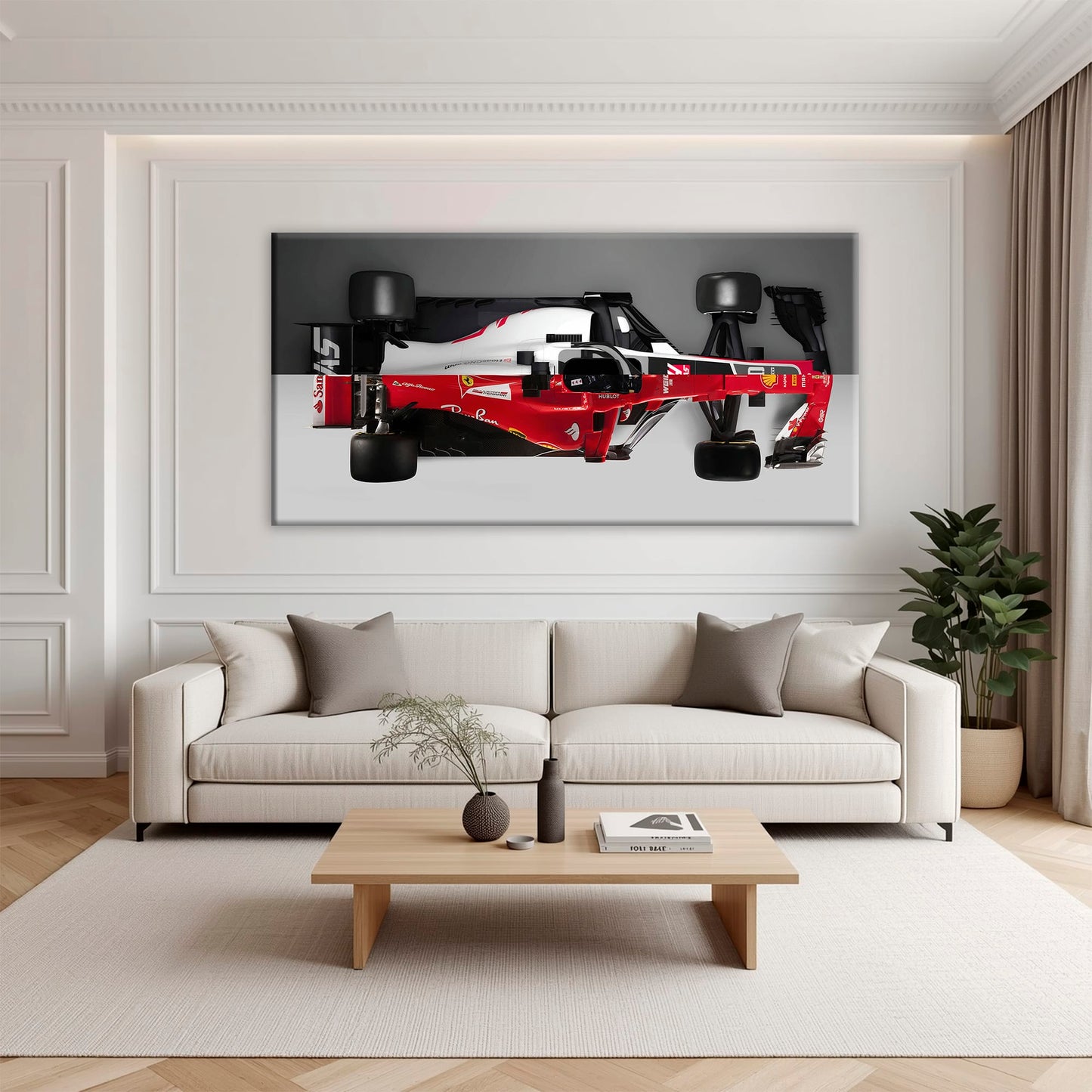 Ferrari & Haas F1 Wall Art | Formula One Decor Cars