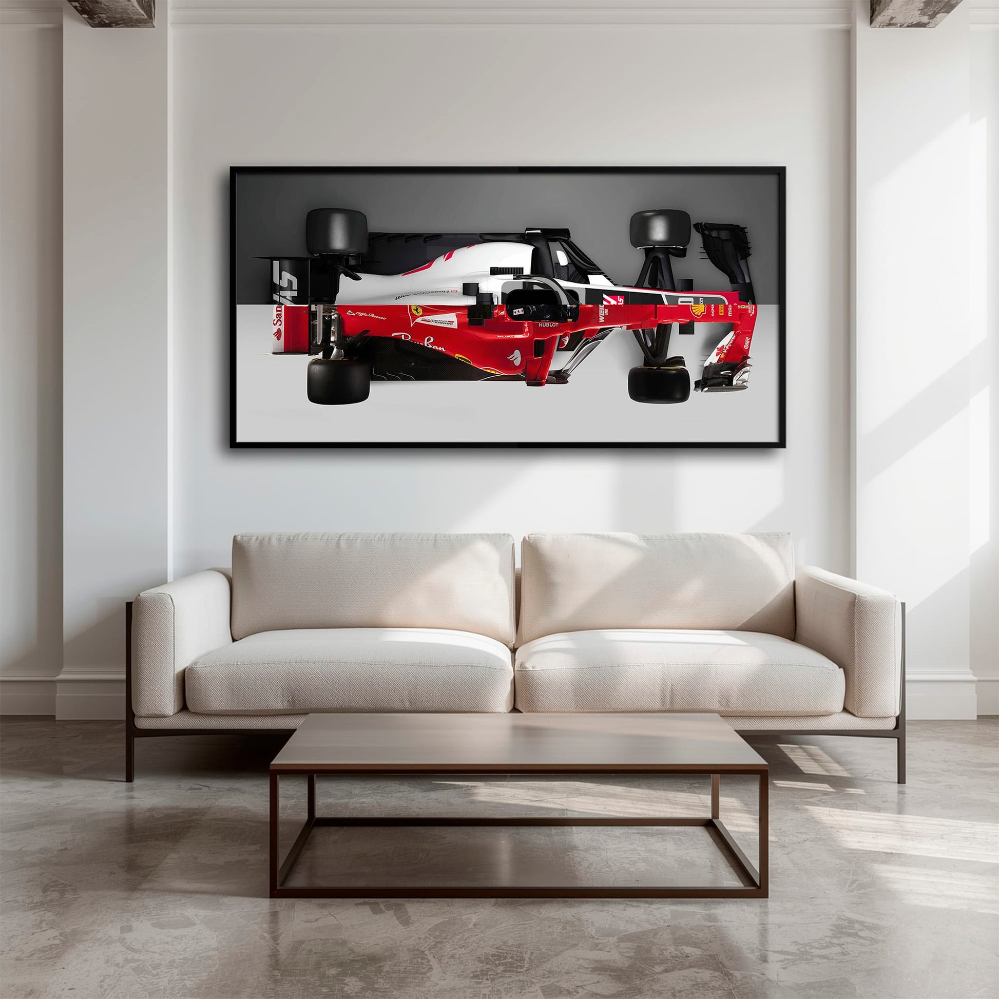 Ferrari & Haas F1 Wall Art | Formula One Decor Cars