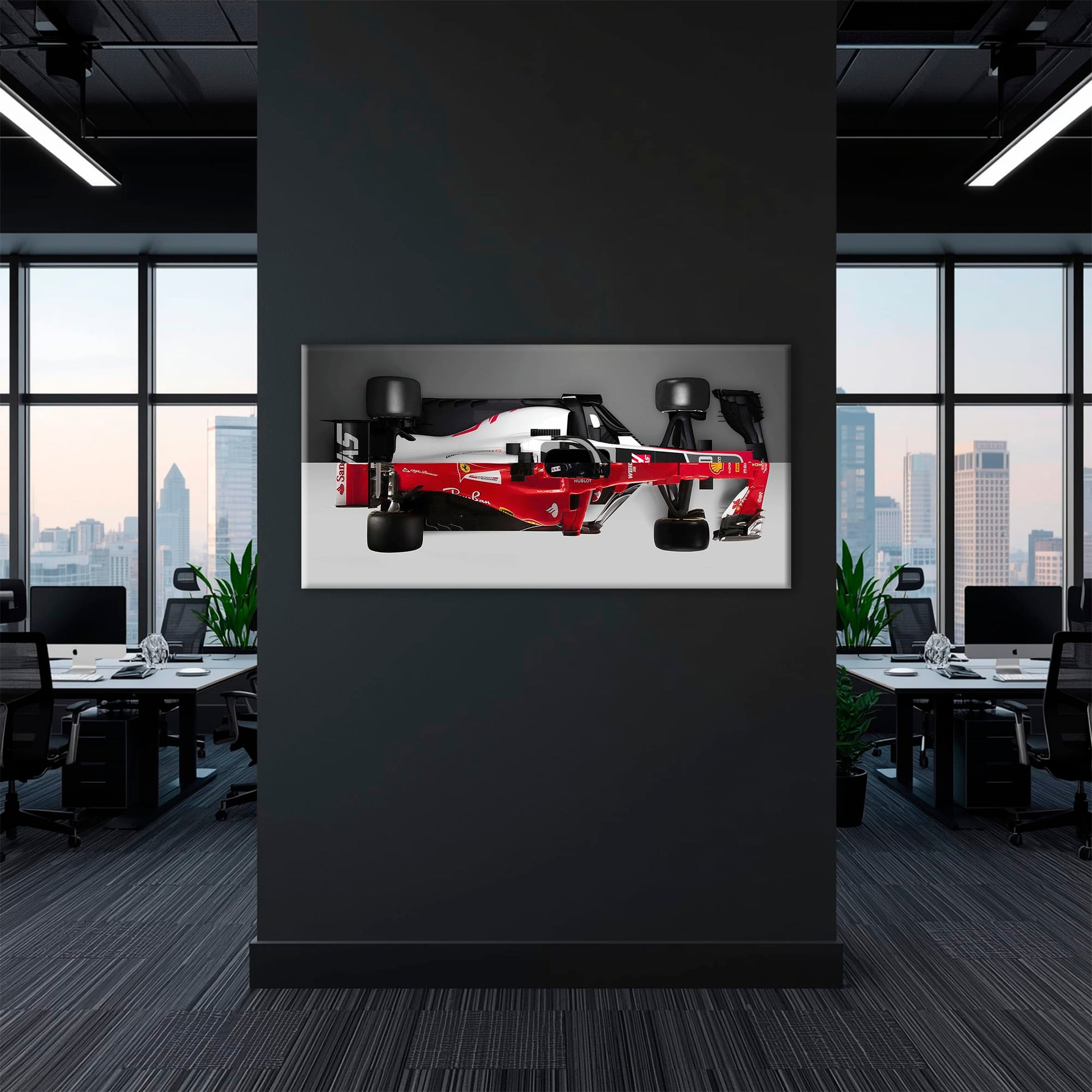 Ferrari & Haas F1 Wall Art | Formula One Decor Cars