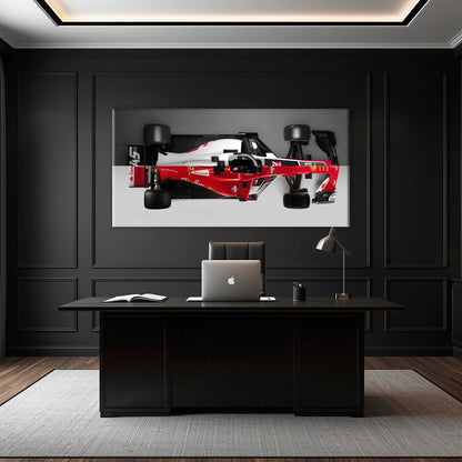 Ferrari & Haas F1 Wall Art | Formula One Decor Cars