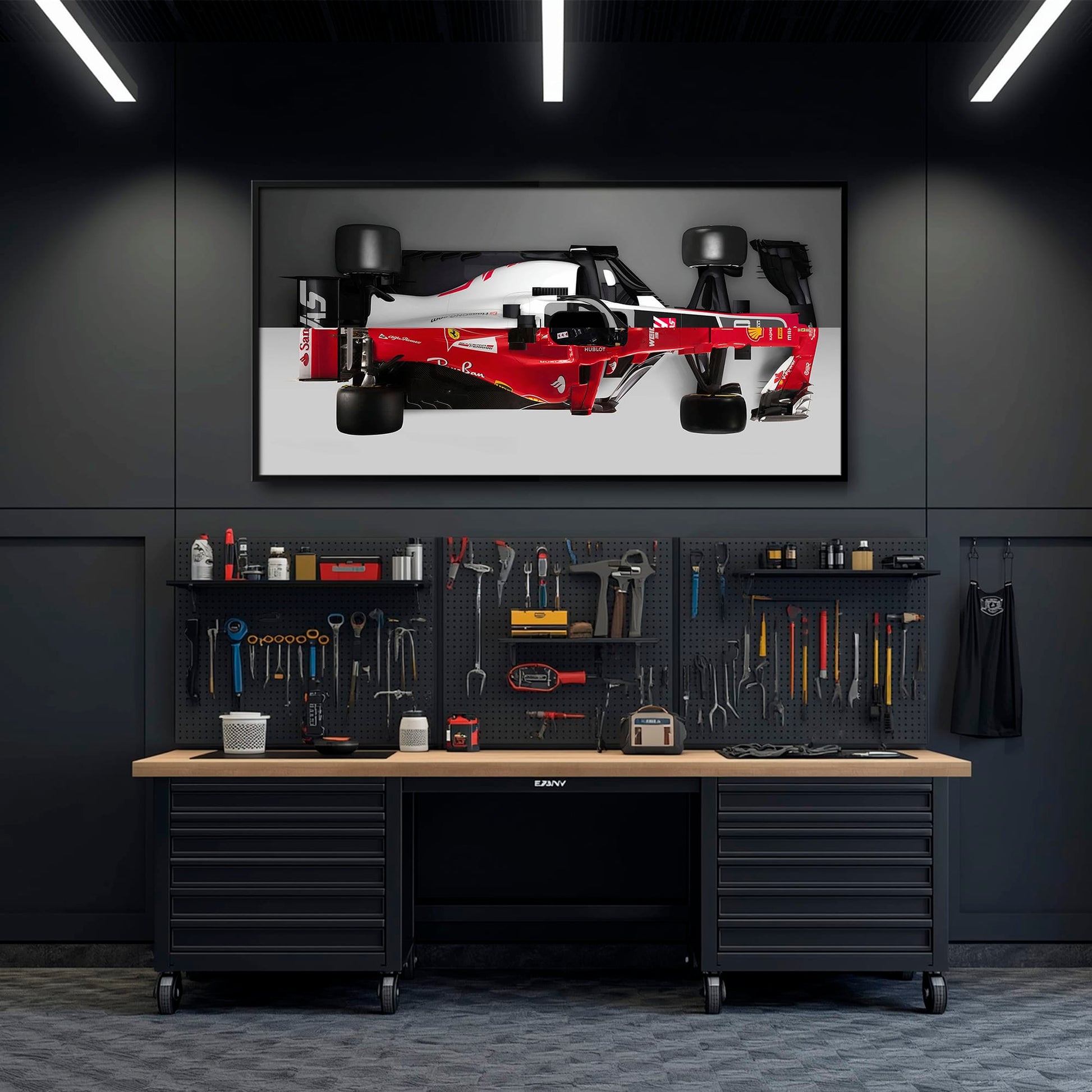 Ferrari & Haas F1 Wall Art | Formula One Decor Cars