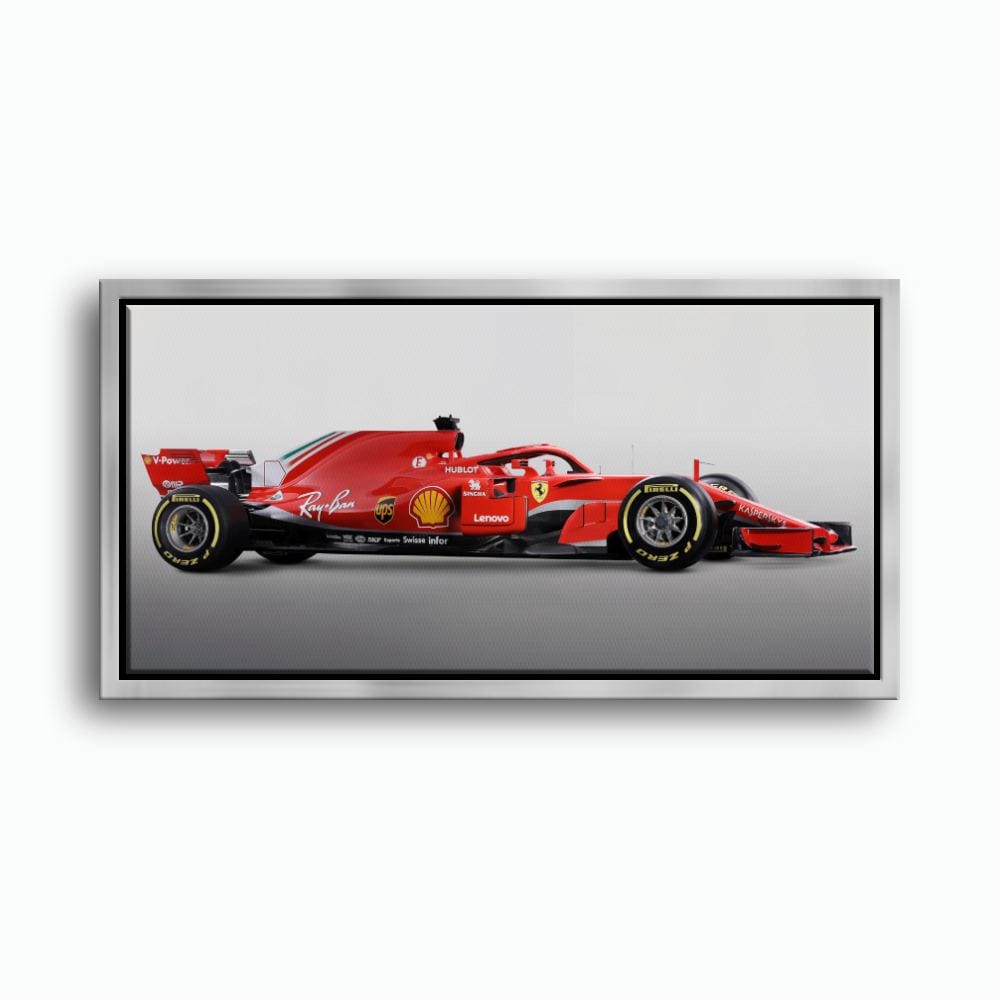 Ferrari SF71H Racing Legacy Canvas Print -Formula One Wall Art Cars