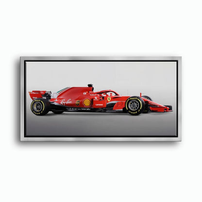 Ferrari SF71H Racing Legacy Canvas Print -Formula One Wall Art Cars