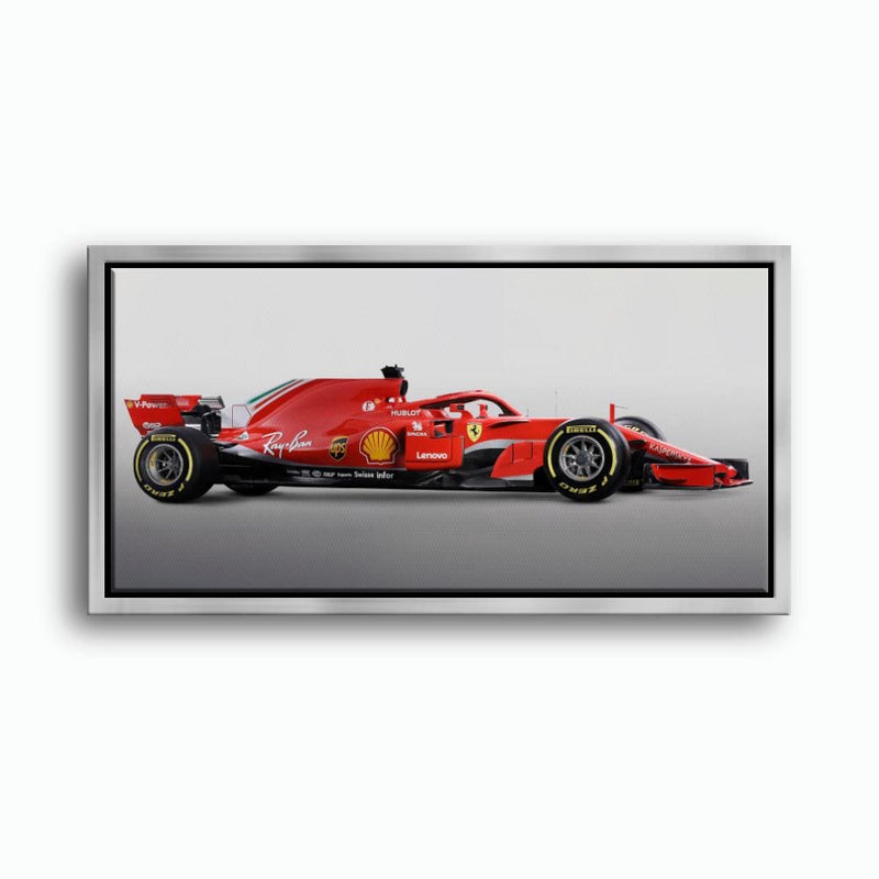 Ferrari SF71H Racing Legacy Canvas Print -Formula One Wall Art Cars