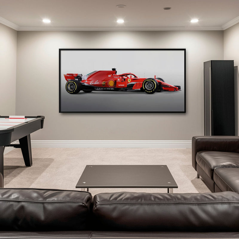 Ferrari SF71H Racing Legacy Canvas Print -Formula One Wall Art Cars