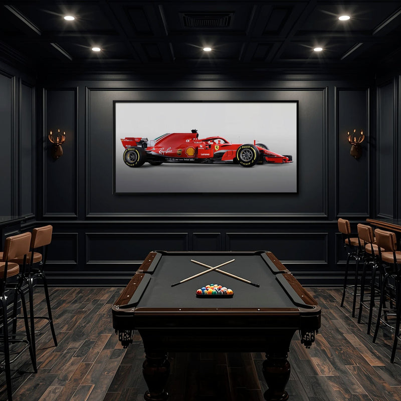 Ferrari SF71H Racing Legacy Canvas Print -Formula One Wall Art Cars