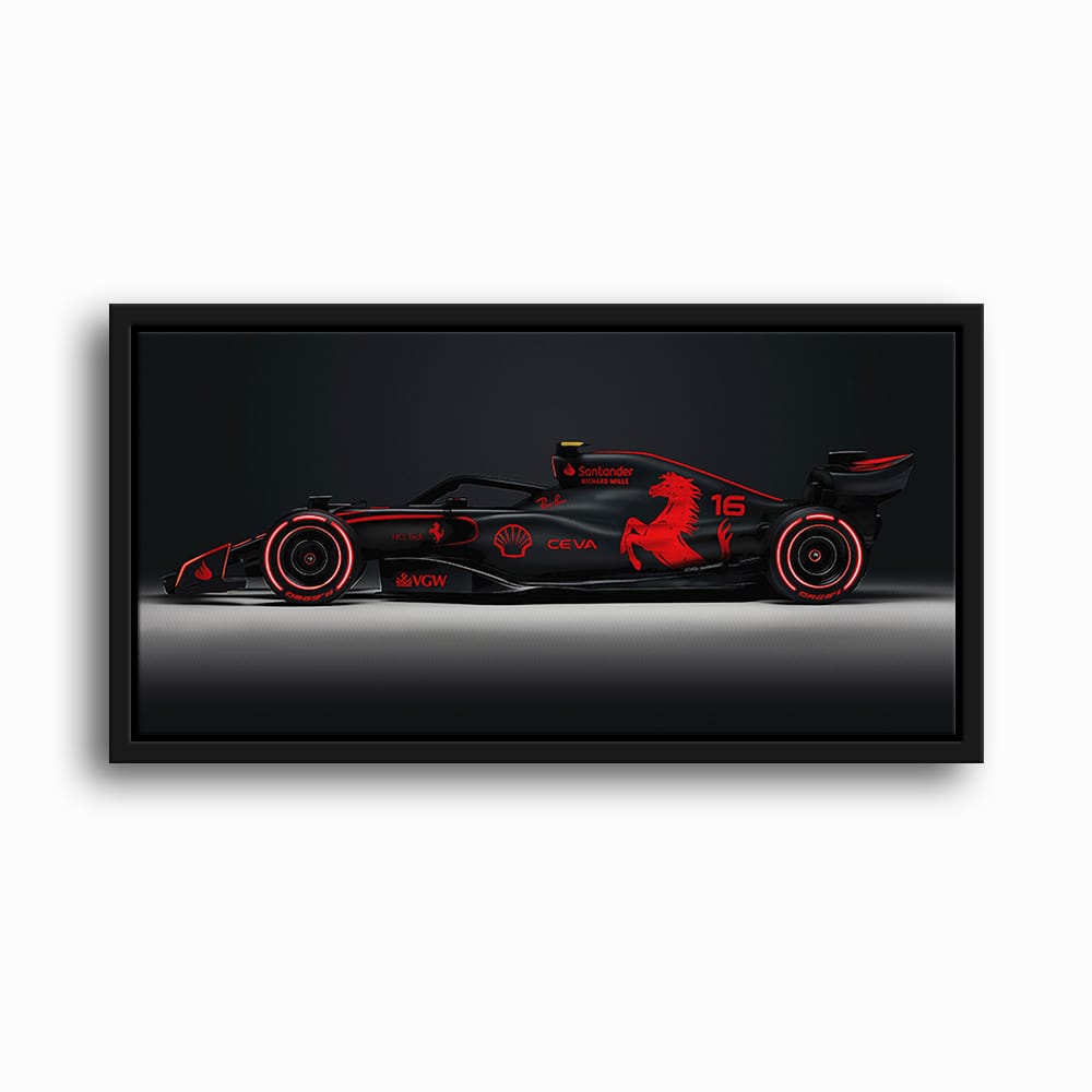 Ferrari Neon Velocity F1 Wall Art | Formula One Decor Cars