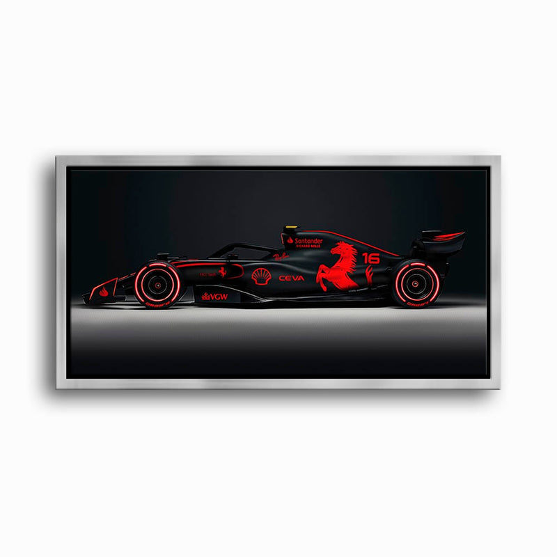 Ferrari Neon Velocity F1 Wall Art | Formula One Decor Cars