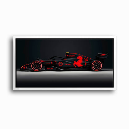 Ferrari Neon Velocity F1 Wall Art | Formula One Decor Cars