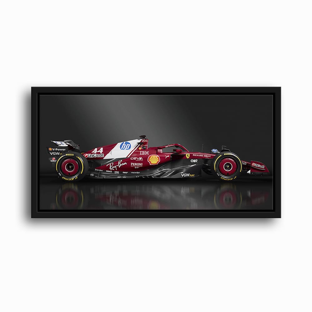 Ferrari SF-25 No. 44 F1 Wall Art | Formula One Decor Cars