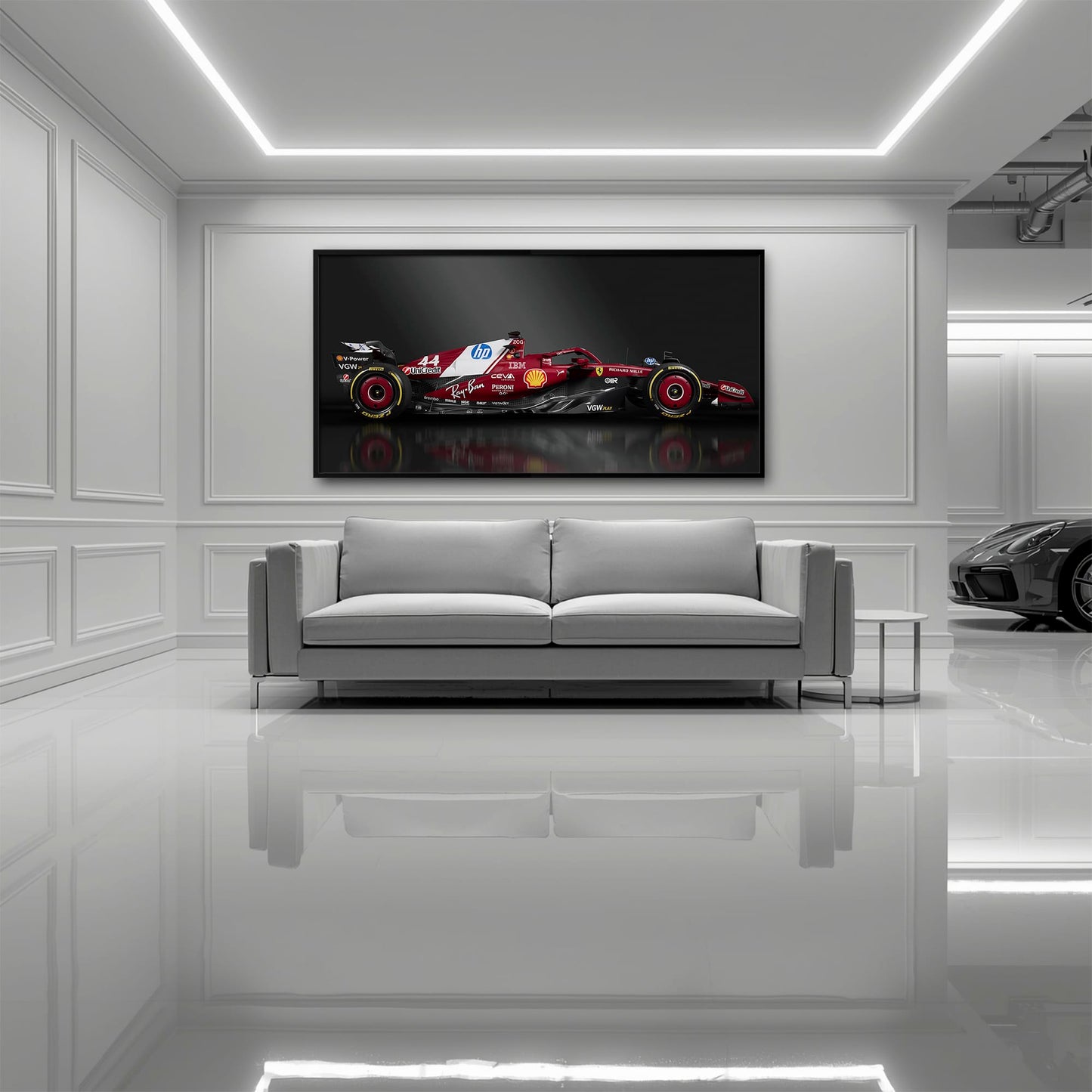 Ferrari SF-25 No. 44 F1 Wall Art | Formula One Decor Cars