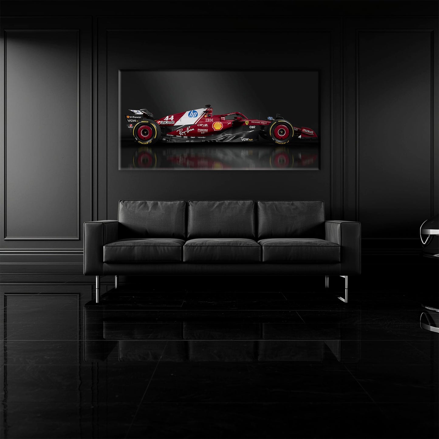 Ferrari SF-25 No. 44 F1 Wall Art | Formula One Decor Cars