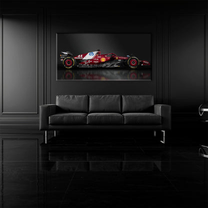 Ferrari SF-25 No. 44 F1 Wall Art | Formula One Decor Cars