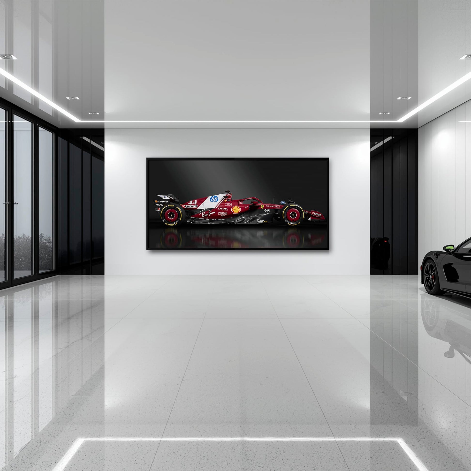 Ferrari SF-25 No. 44 F1 Wall Art | Formula One Decor Cars