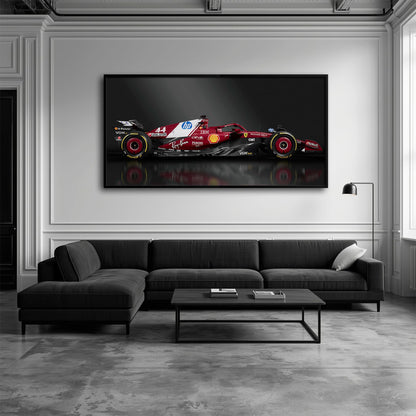 Ferrari SF-25 No. 44 F1 Wall Art | Formula One Decor Cars