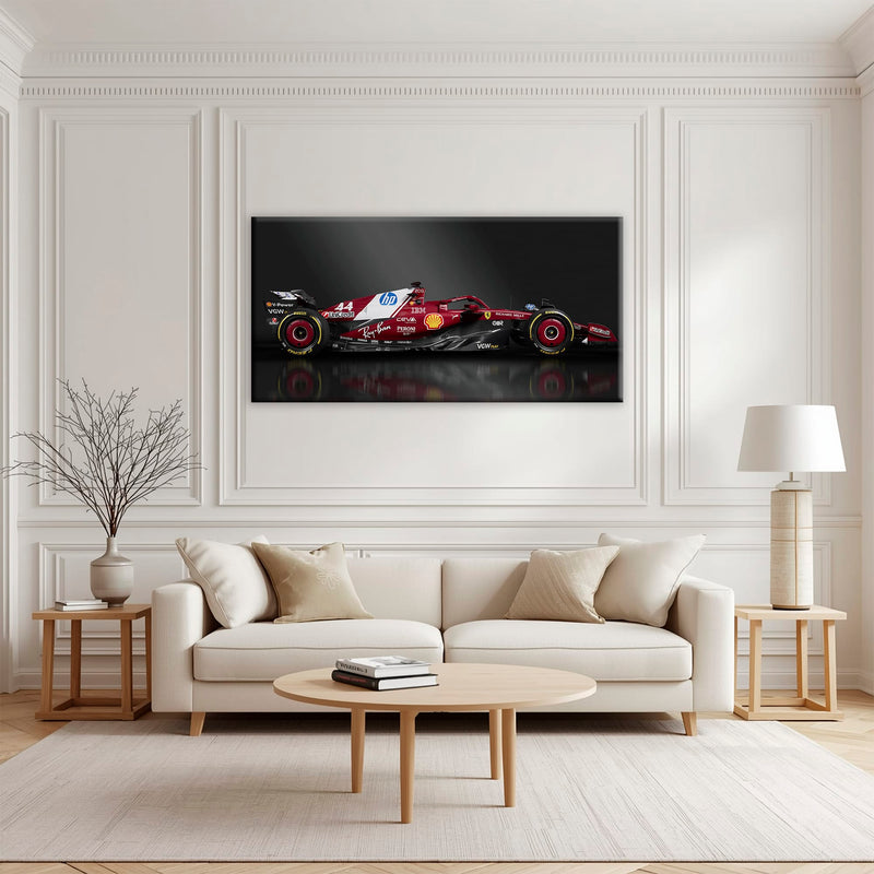Ferrari SF-25 No. 44 F1 Wall Art | Formula One Decor Cars