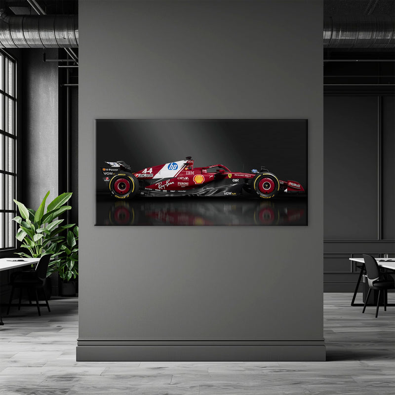 Ferrari SF-25 No. 44 F1 Wall Art | Formula One Decor Cars
