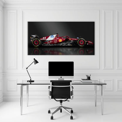 Ferrari SF-25 No. 44 F1 Wall Art | Formula One Decor Cars